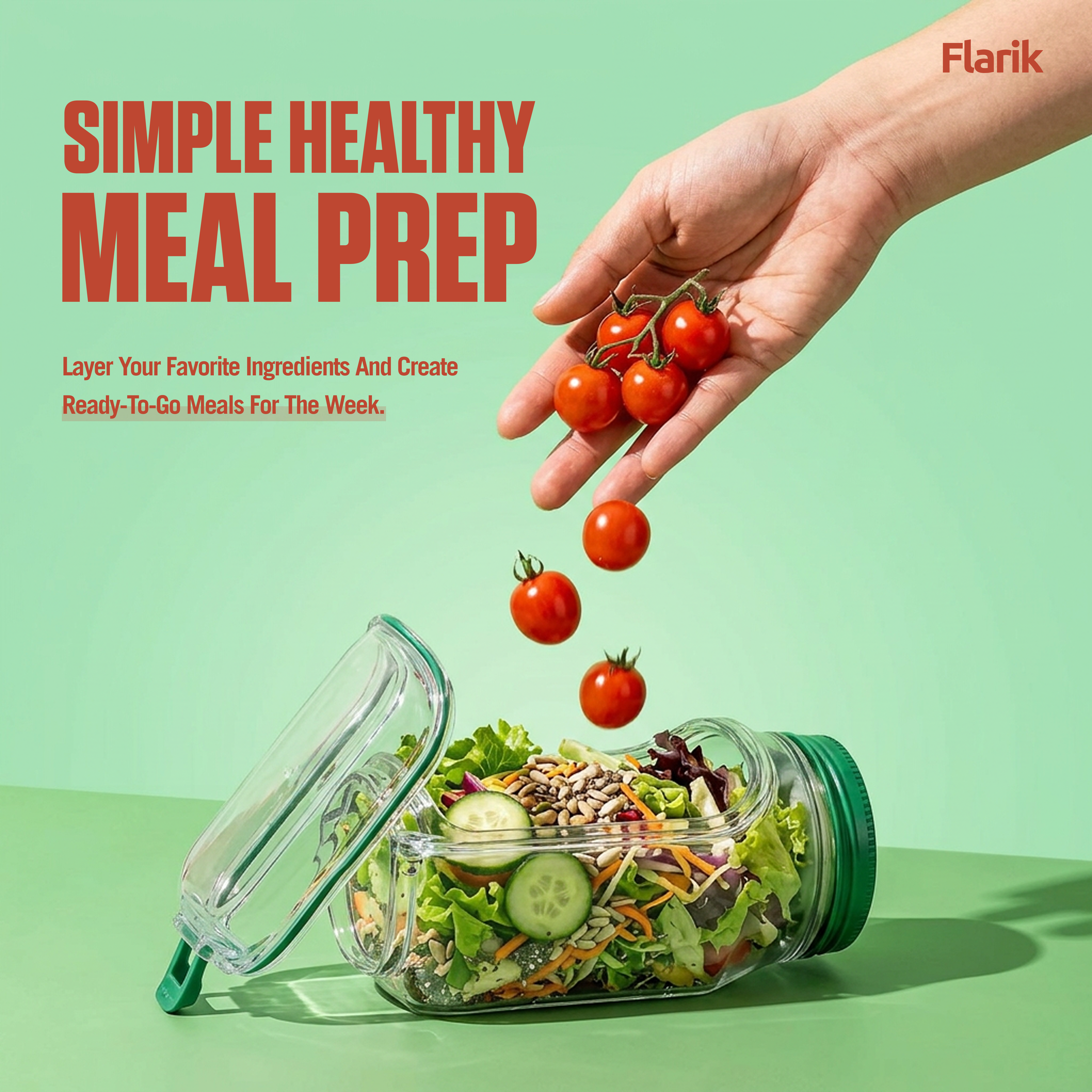 Portable Salad Container