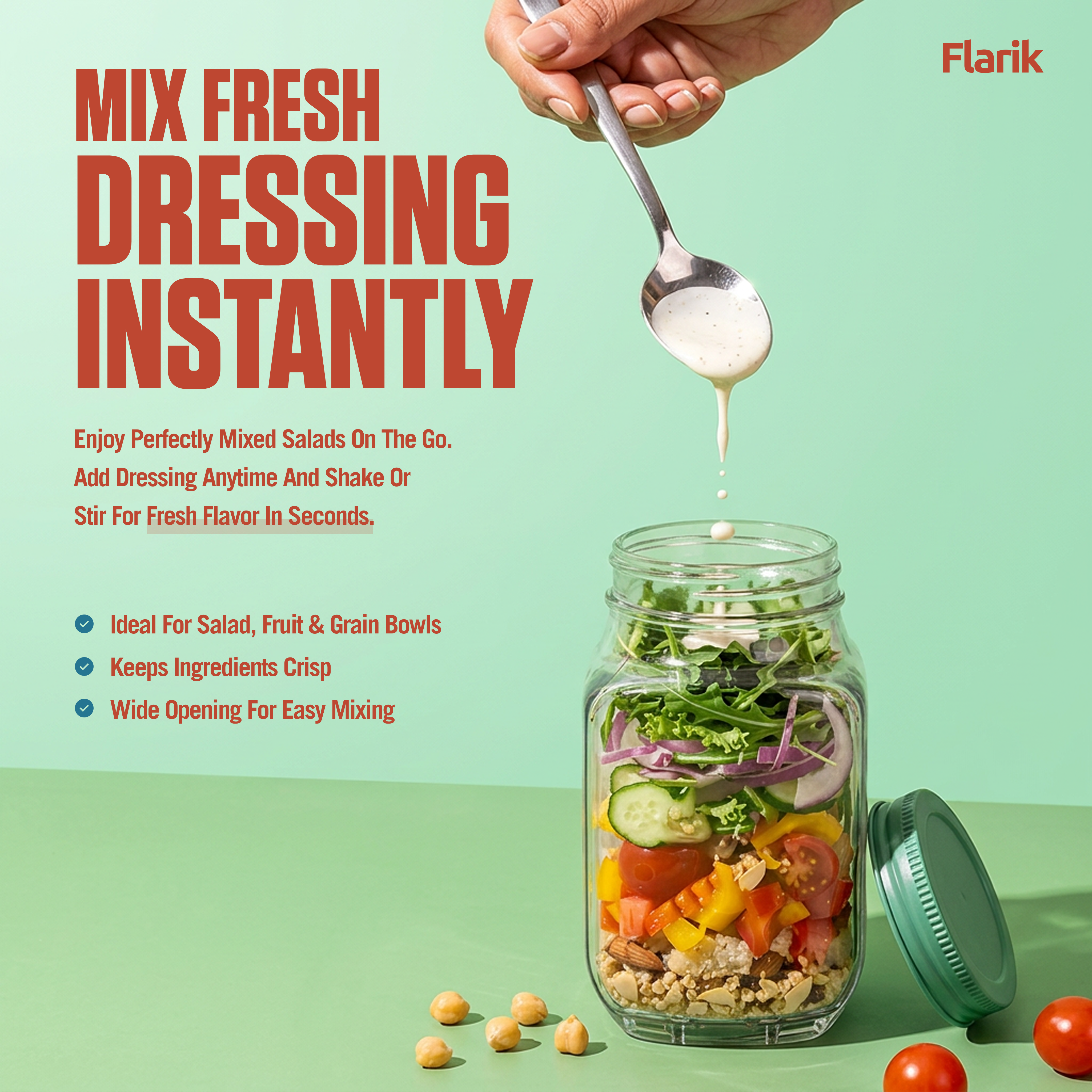 Portable Salad Container