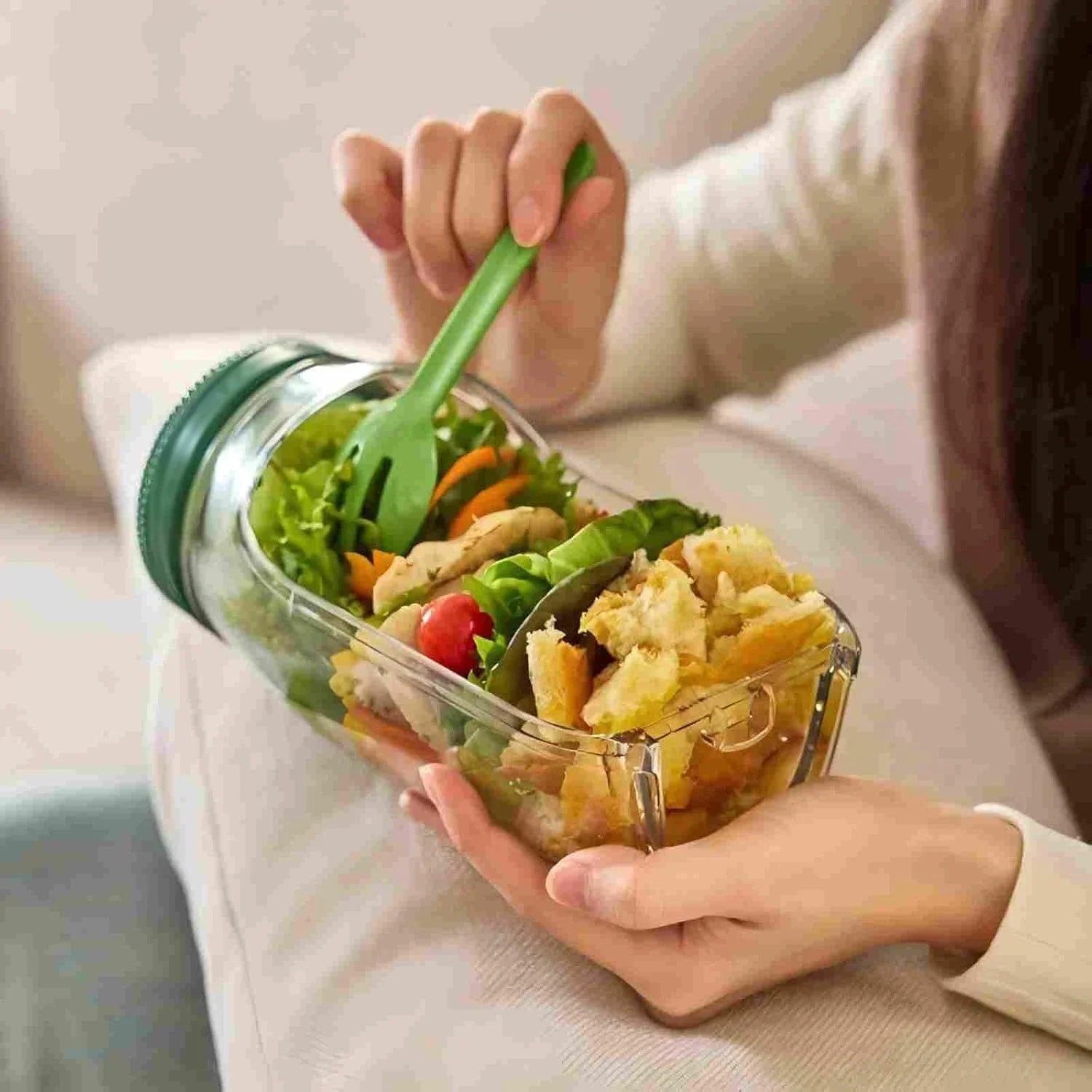 Portable Salad Container